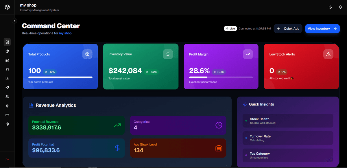 Dashboard Preview